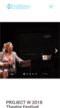 Mobile Screenshot of inproximitytheatre.org